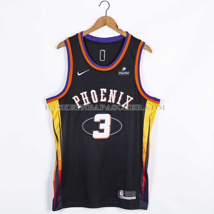 Maillot Phoenix Suns Chris Paul NO 3 75th Anniversary 2022 Noir